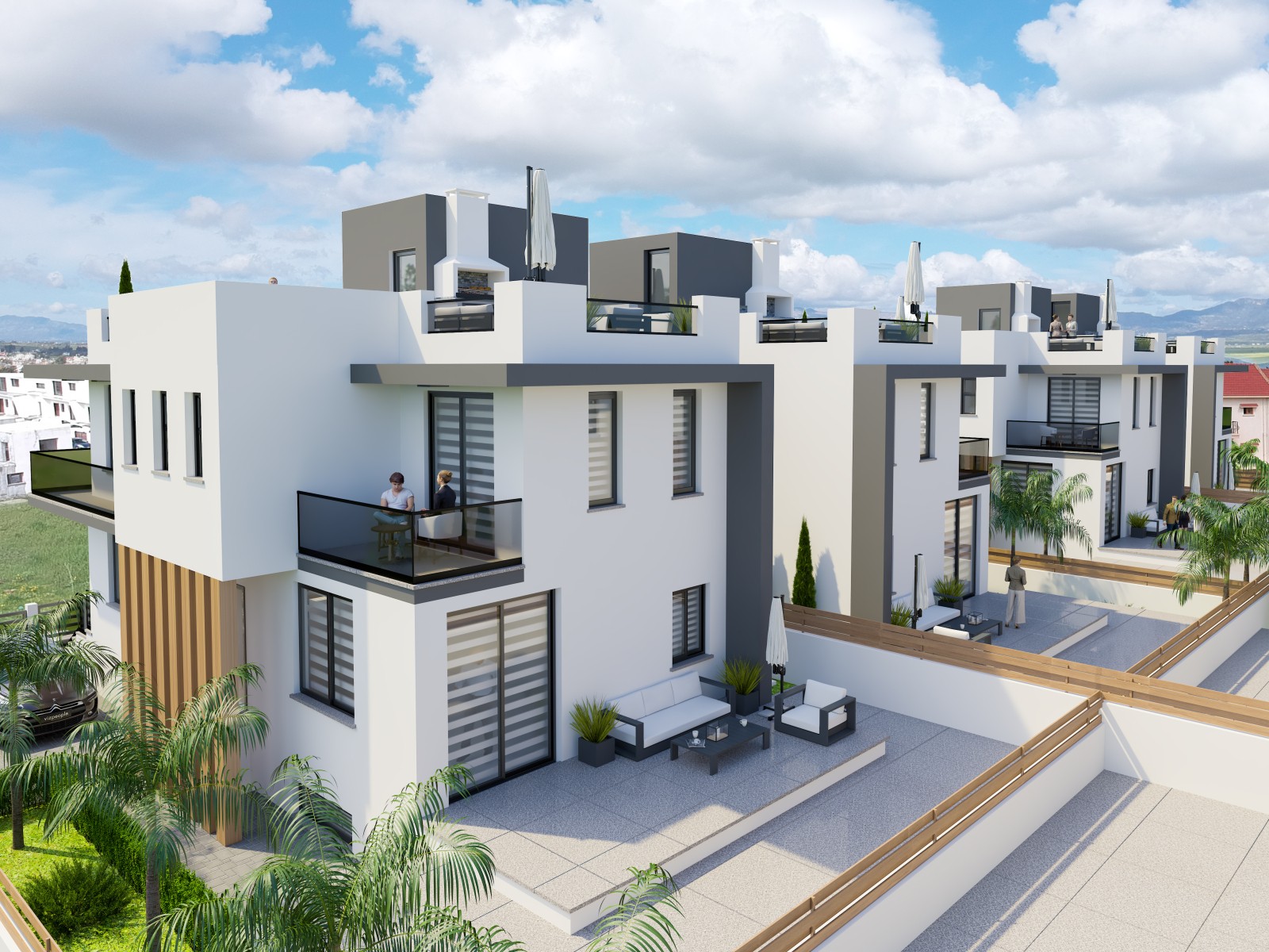 Apartments in Ötüken, İskele (ECN-00295)